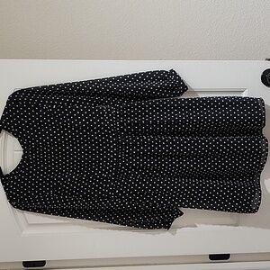 Madeline Elegant Black and White Dress